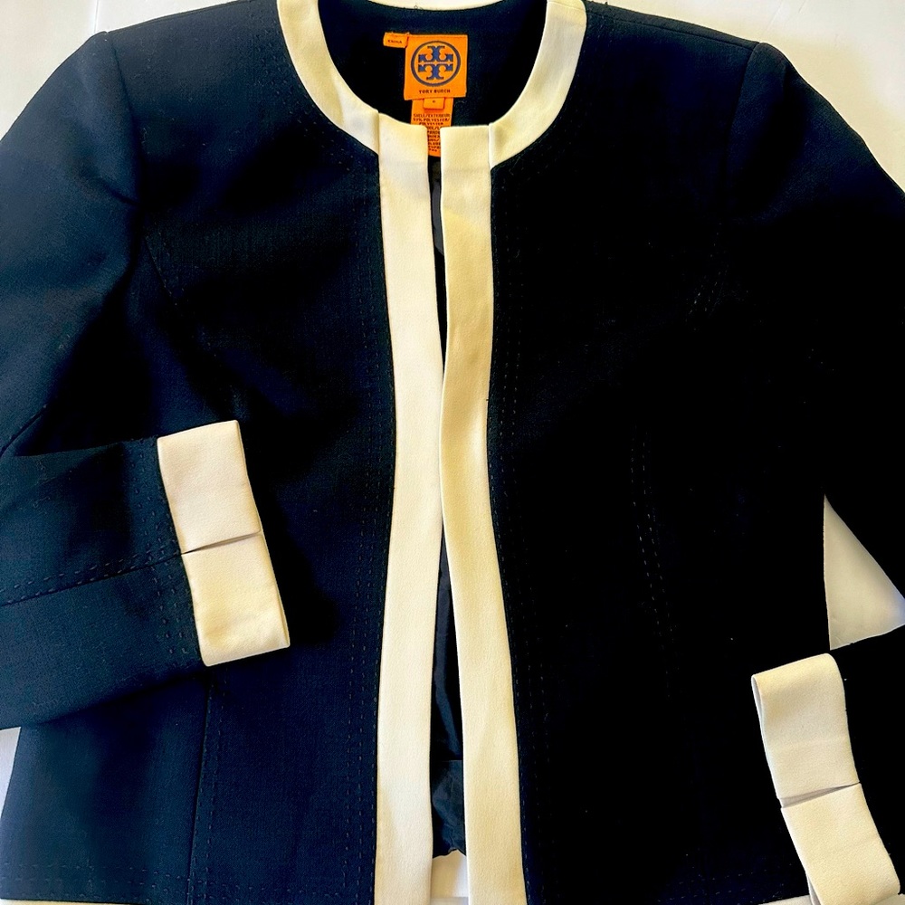 Tory Burch Open Front Blazer